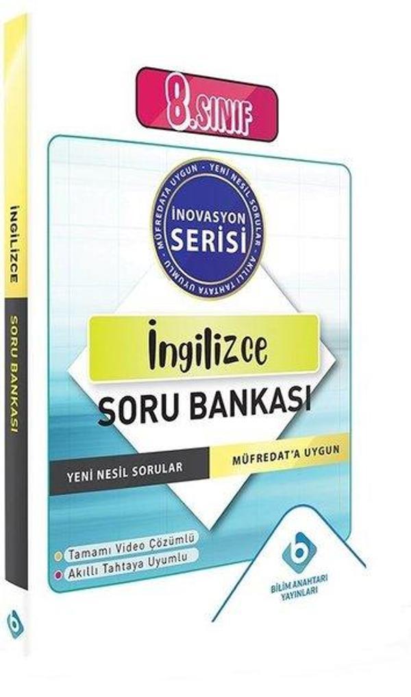 8.Sınıf İngilizce Soru Bankası-İnovasyon Serisi - Bilim Anahtarı Yayınları - Image 1