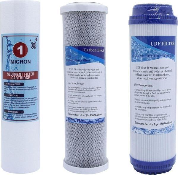 Aqua Bella Bina Daire Girişi Su Arıtma Cihazı 3 Lü Filtre Seti - Image 1