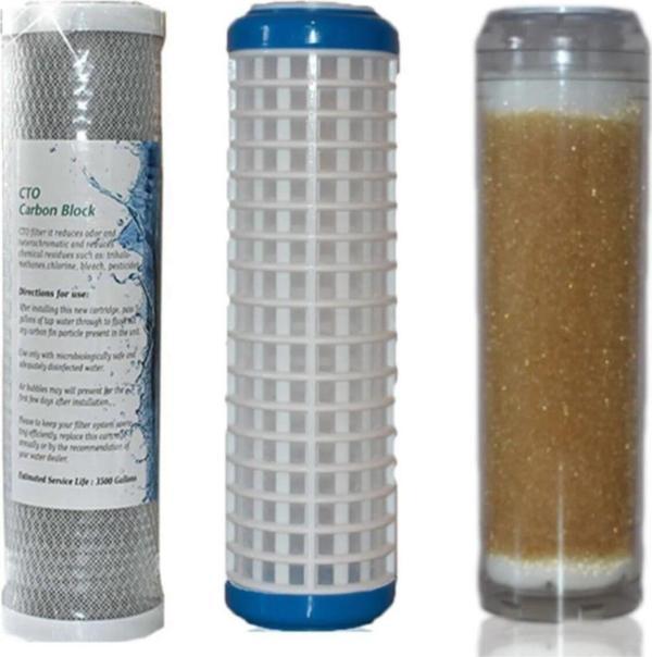 Aqua Bella Bina Girişi Yedek Filtre Seti(Yıkanabilir - Blok Karbon - Reçine) - Image 1