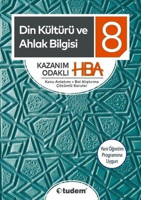 8.Sınıf Din Kültürü ve Ahlak Bilgisi Kazanım Odaklı Konu Anlatımı - Tudem Yayınları - Ders Kitapları - Image 1