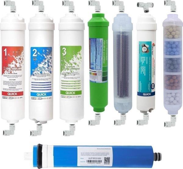 Aqua Bella Kapalı Kasa Su Arıtma Cihazı Filtresi 8'Li Takım Dirsek - Image 1