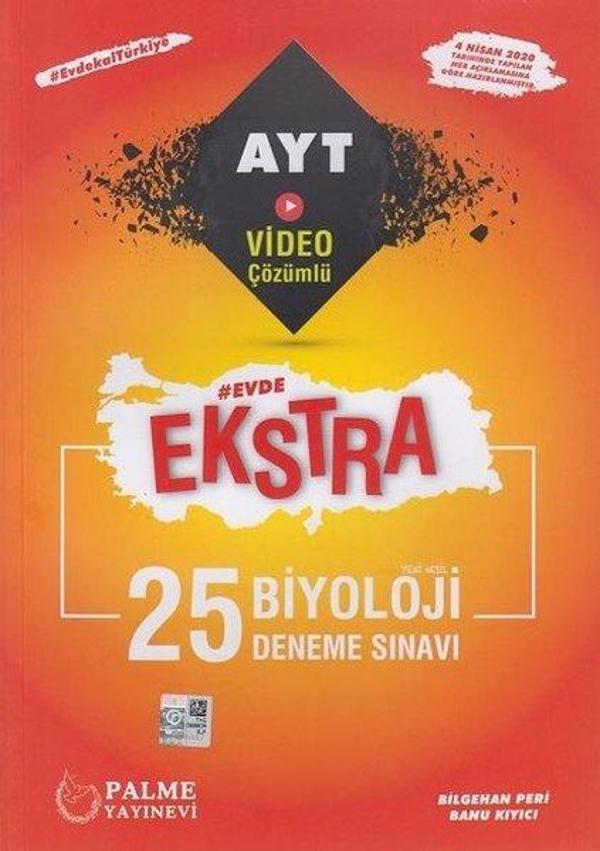 AYT Evde Ekstra 25 Biyoloji Deneme Sınavı - Palme Eğitim - Image 1