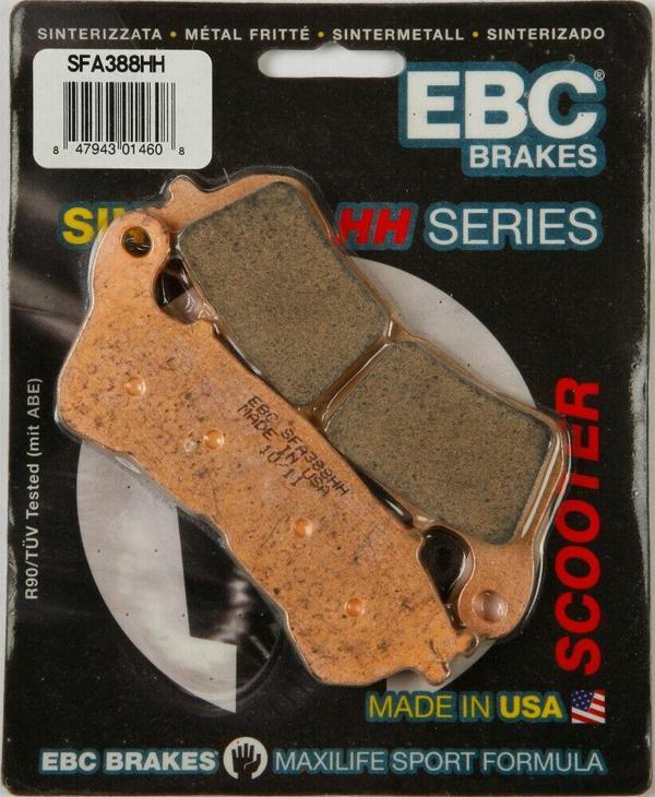 Ebc Sfa388Hh 2007-2013 Suzuki Burgman UH 200 Uyumlu Ön Fren Balatası Sinterli Balata - Image 1