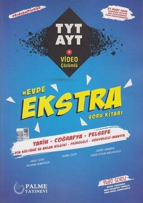 TYT-AYT Tarih-Coğrafya-Psikoloji Evde Ekstra Soru Kitabı - Palme Eğitim - Image 1