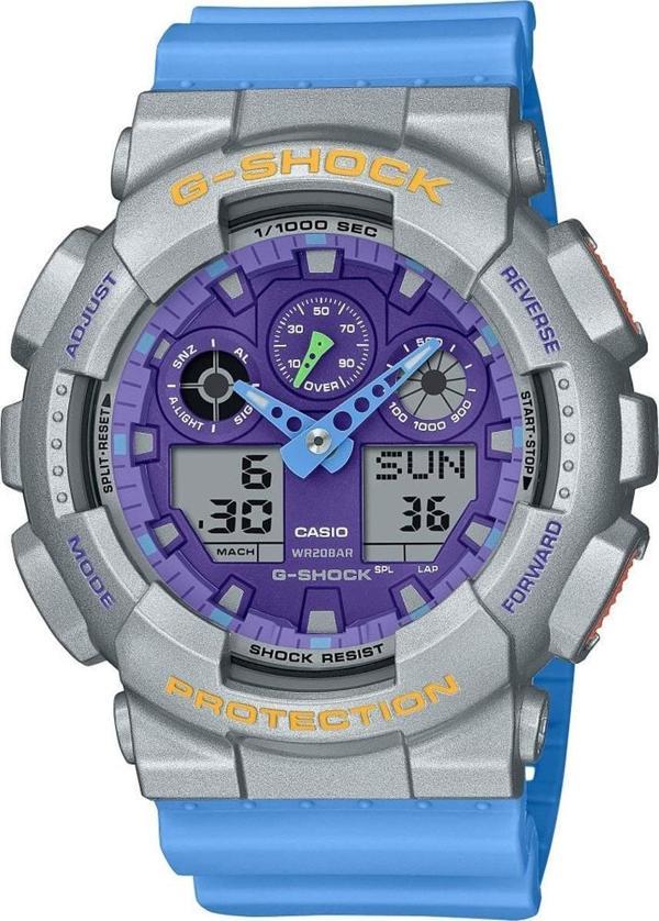 Casio G-Shock GA-100EU-8A2DR Unisex Kol Saati - Image 1