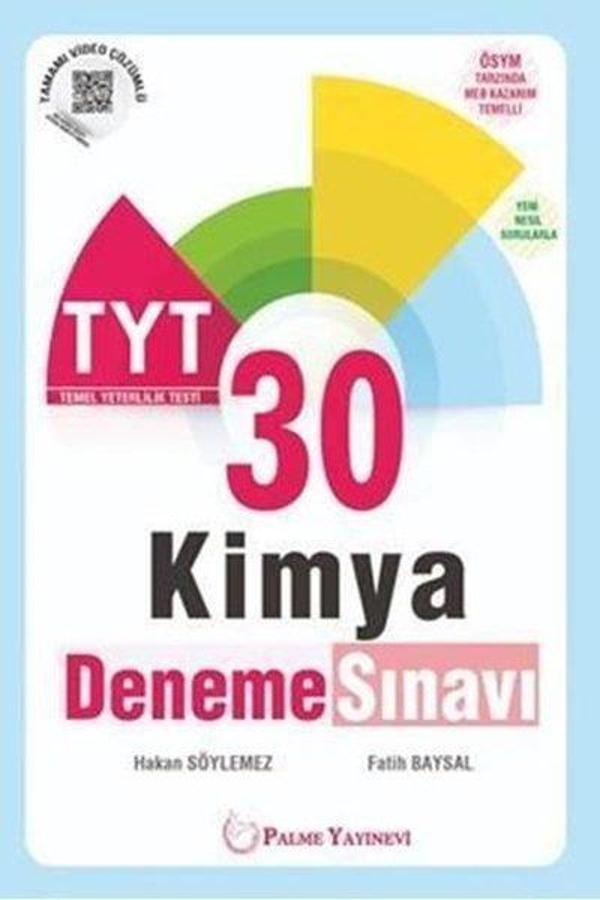 YKS TYT Kimya 30 Deneme Sınavı - Palme Eğitim - Image 1