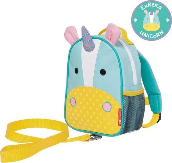Skip Hop Zoo Çocuk Emniyet Kemerli Sırt Çantası Unicorn - Image 1