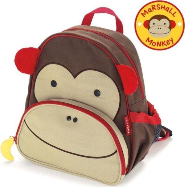 Skip Hop Zoo Sırt Çantası Kahverengi-Kırmızı - Image 1