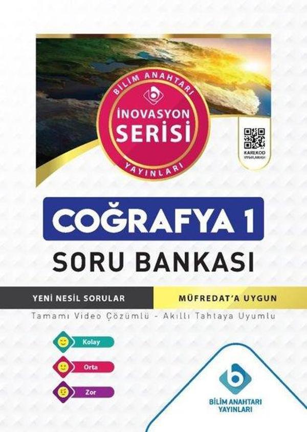 Coğrafya 1-Soru Bankası-İnovasyon Serisi - Bilim Anahtarı Yayınları - Image 1