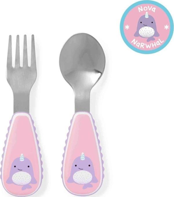 Skip Hop Skıp Hop Çatal Kaşık Seti Narwhal - Image 1