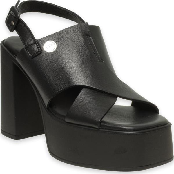 Mammamia D24Ys-1710Z Topuklu Siyah Kadın Sandalet 40 - Image 1