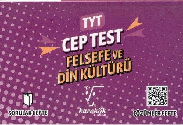 TYT Cep Test Felsefe ve Din Kültürü - Karekök Eğitim Yayınları - Image 1