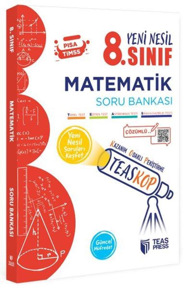 8.Sınıf Teaskop Matematik Soru Bankası - Teas Press Eğitim - Image 1