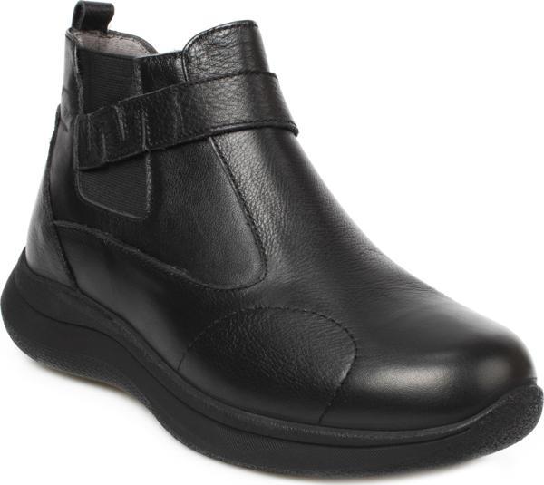 Forelli Emma 27951 Hallux Deri Fermuarlı Siyah Kadın Bot 37 - Image 1