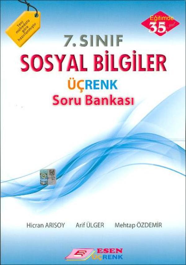 Üçrenk 7. Sınıf Sosyal Bilgiler Soru Bankası - Esen Yayıncılık - Eğitim - Image 1