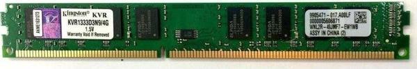 Kingston 4Gb 1333Mhz Ddr3 Ram (Kvr1333D3N9/4G) - Image 1