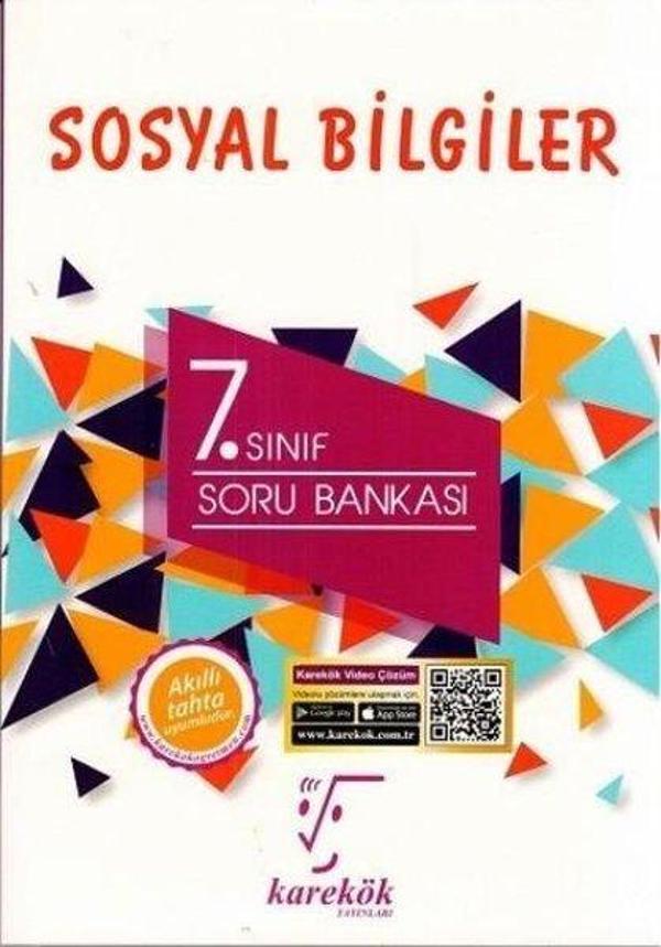 7.Sınıf Sosyal Bilgiler Soru Bankası - Karekök Eğitim Yayınları - Image 1