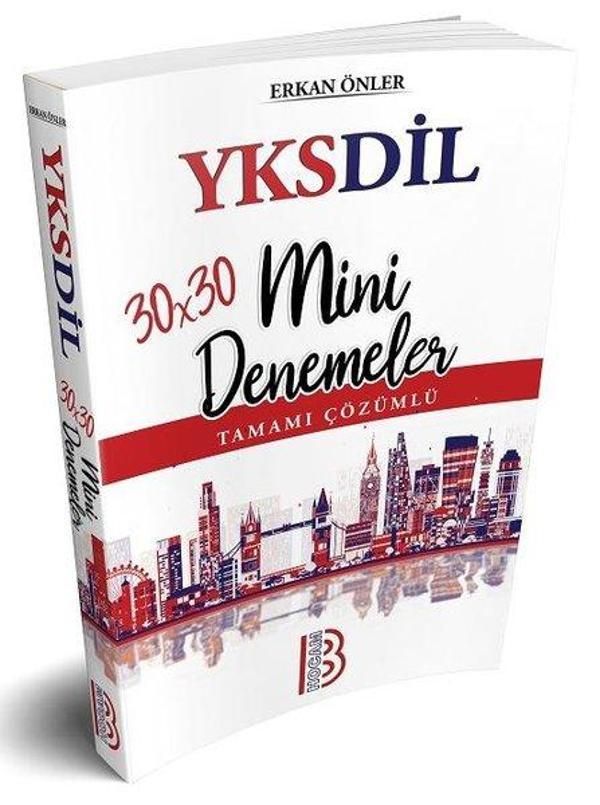 Benim Hocam Yayınları Yksdil 30X30 Tamamı Çözümlü Mini Denemeler - Benim Hocam Yayınları - Image 1