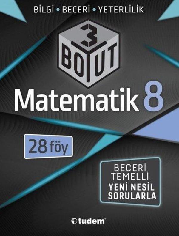 8. Sınıf 3 Boyut Matematik - Tudem Yayınları - Ders Kitapları - Image 1