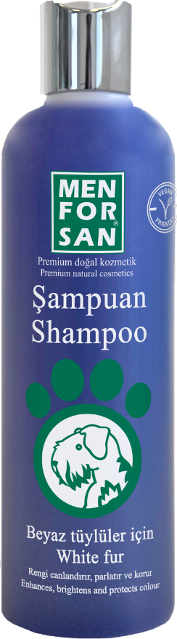 Menforsan Beyaz Tüylülere Özel Köpek Şampuanı 300 ml - Image 1