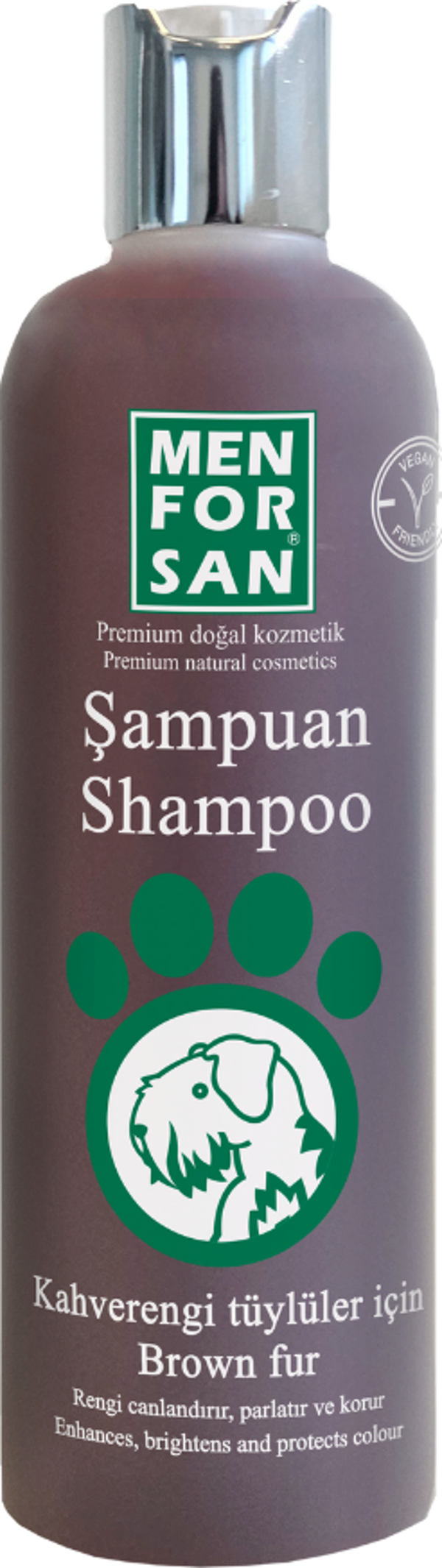 Menforsan Kahverengi Tüylülere Özel Köpek Şampuanı 300 ml - Image 1