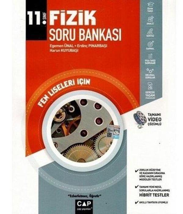 11.Sınıf Fen Lisesi Fizik Soru Bankası - Çap Yayınları - Image 1