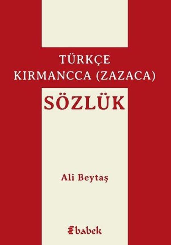 Türkçe Kırmanca Sözlük-Zazaca - Babek Yayınları - Image 1