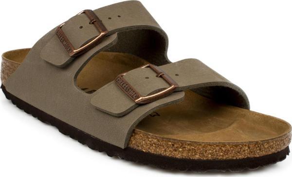 Birkenstock Arizona Bs Gri Çift Toka Erkek Terlik 43 - Image 1