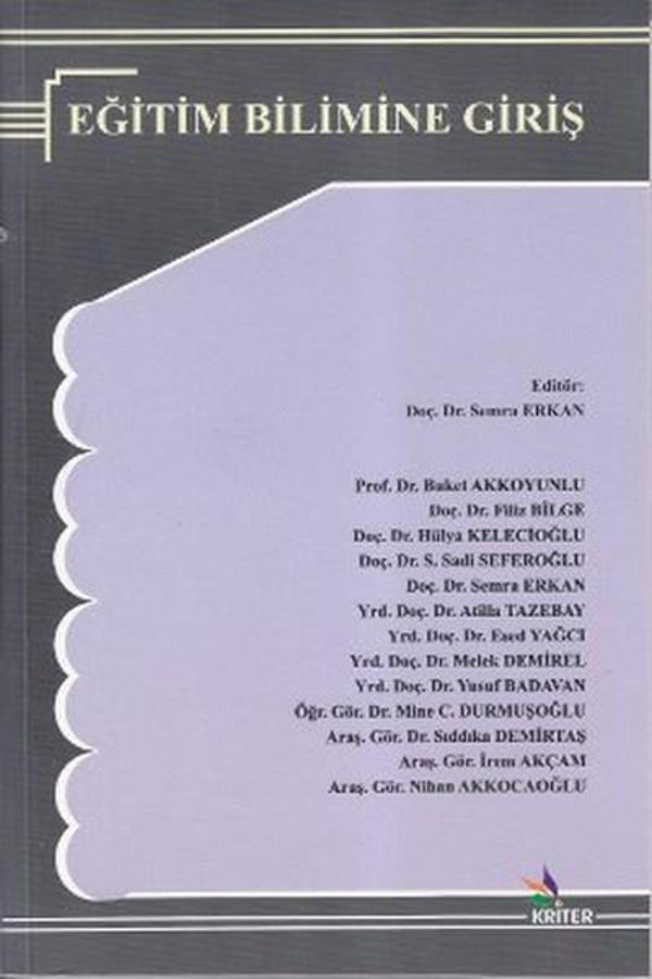 Eğitim Bilimine Giriş - Kriter - Image 1