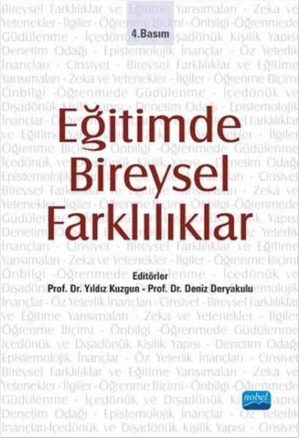 Eğitimde Bireysel Farklılıklar - Nobel Akademik Yayıncılık - Image 1