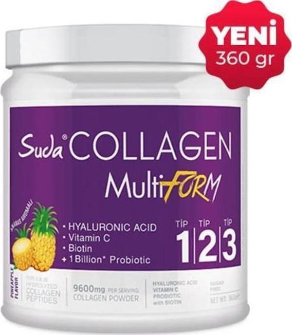 Suda Collagen Multiform Ananas Aromalı 360 gr - Image 1