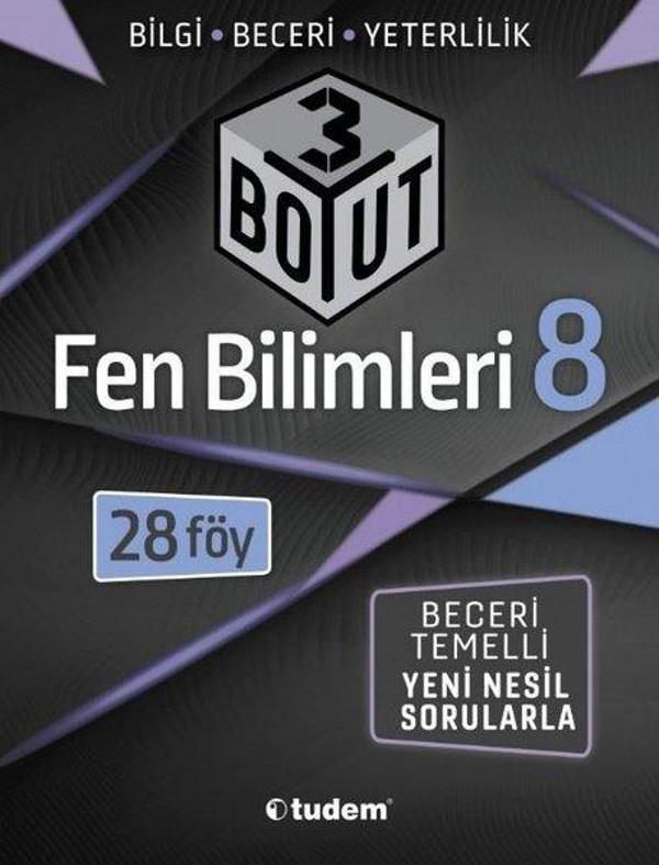 8. Sınıf 3 Boyut Fen Bilimleri - Tudem Yayınları - Ders Kitapları - Image 1