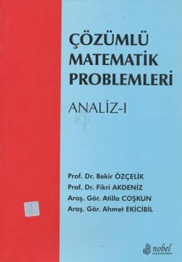 Çözümlü Matematik Problemleri - Adana Nobel Kitabevi - Image 1