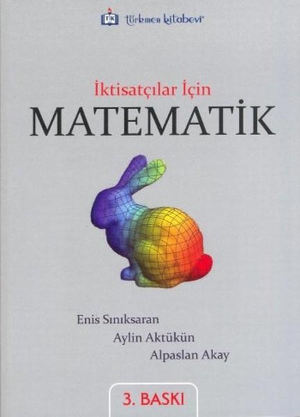 İktisatçılar İçin Matematik - Türkmen Kitabevi - Image 1