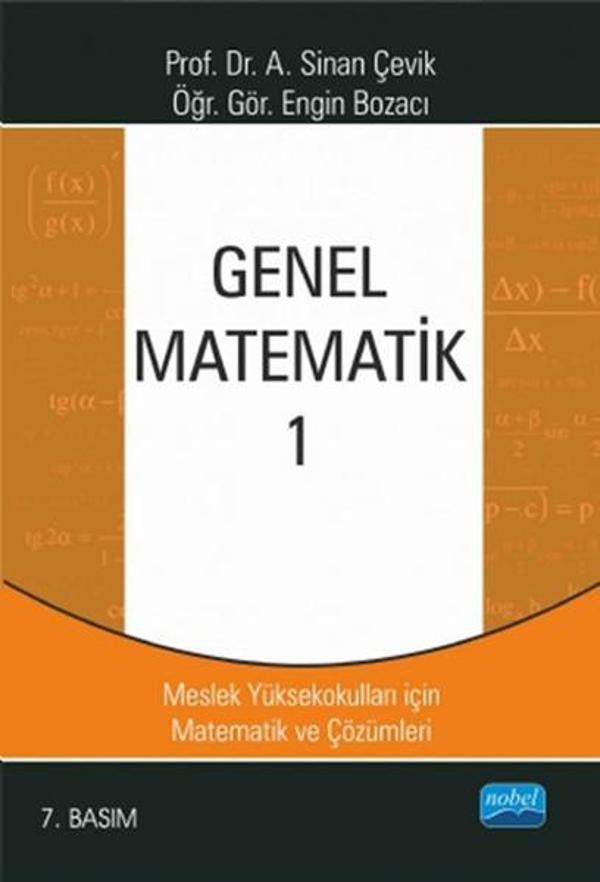 Genel Matematik 1 - Nobel Akademik Yayıncılık - Image 1