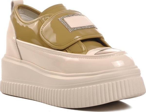 Guja 24K373 Bej Gizli Topuklu Kadın Spor Ayakkabı - Image 1