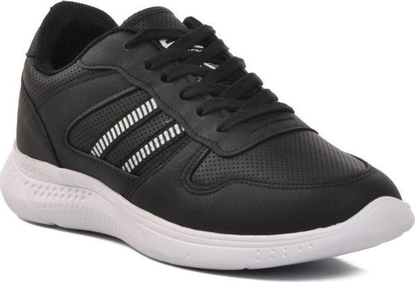 Ayakmod Pasomia 011 Siyah-Beyaz Unisex Bağcıklı Sneaker - Image 1
