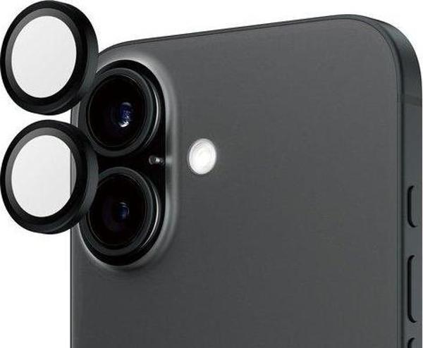 PanzerGlass® iPhone 16/16 Plus, Hoops™ Siyah, Kamera Koruyucu - Image 1
