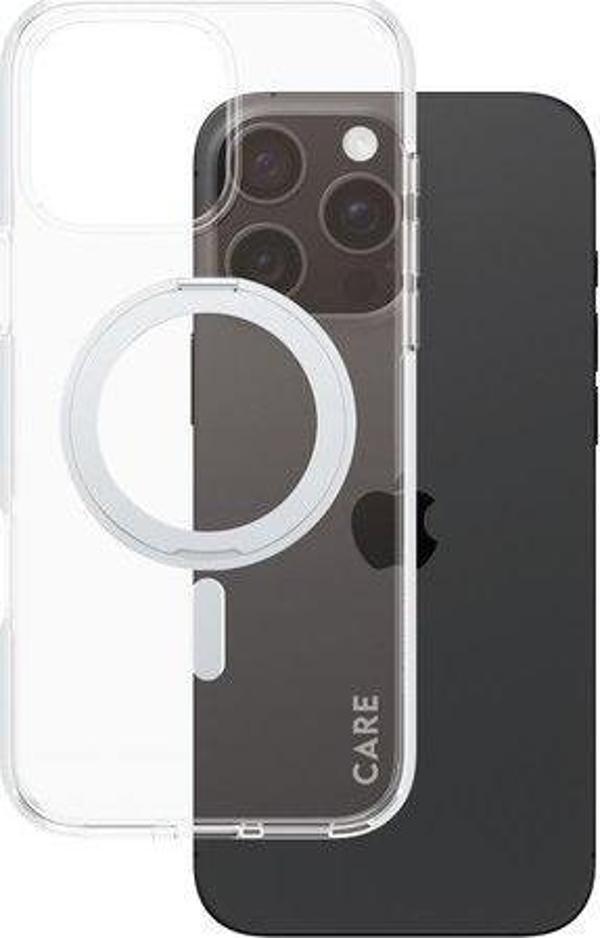 PanzerGlass Care by iPhone 16 Pro Max, Feature Kickstand & MagSafe, Gümüş, Kılıf - Image 1