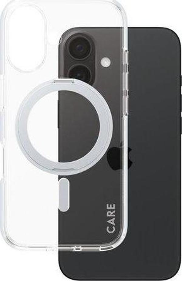 PanzerGlass Care by iPhone 16, Feature Kickstand & MagSafe, Gümüş, Kılıf - Image 1