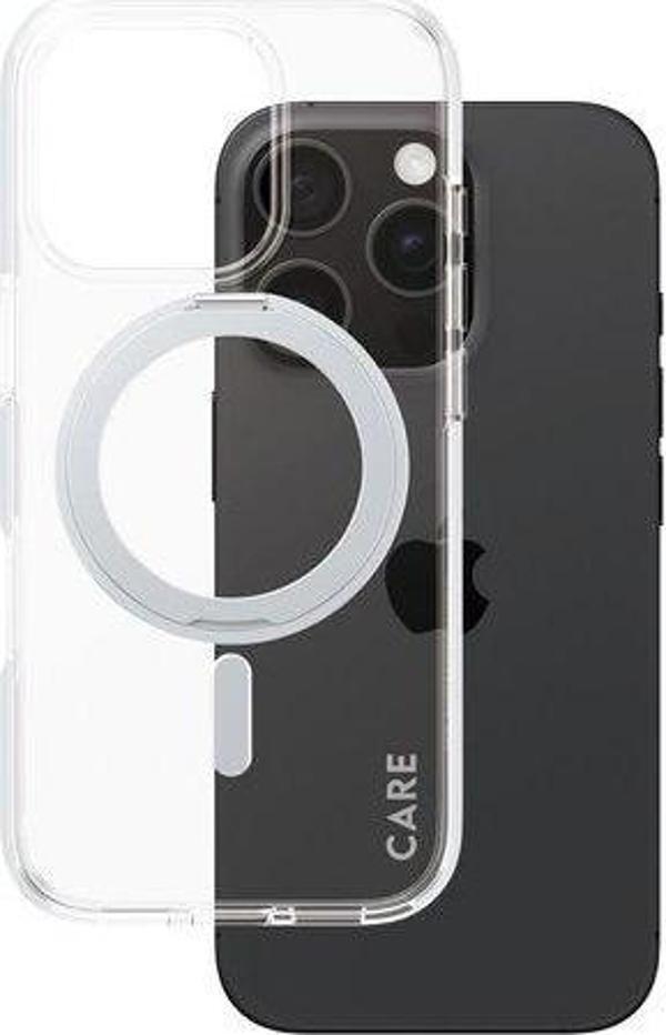 PanzerGlass Care by iPhone 16 Pro, Feature Kickstand & MagSafe, Gümüş, Kılıf - Image 1