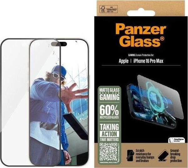 PanzerGlass® iPhone 16 Pro Max, Gaming, UWF, Ekran Koruyucu - Image 1
