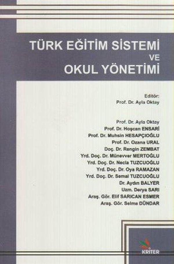 Türk Eğitim Sistemi ve Okul Yönetim - Kriter - Image 1