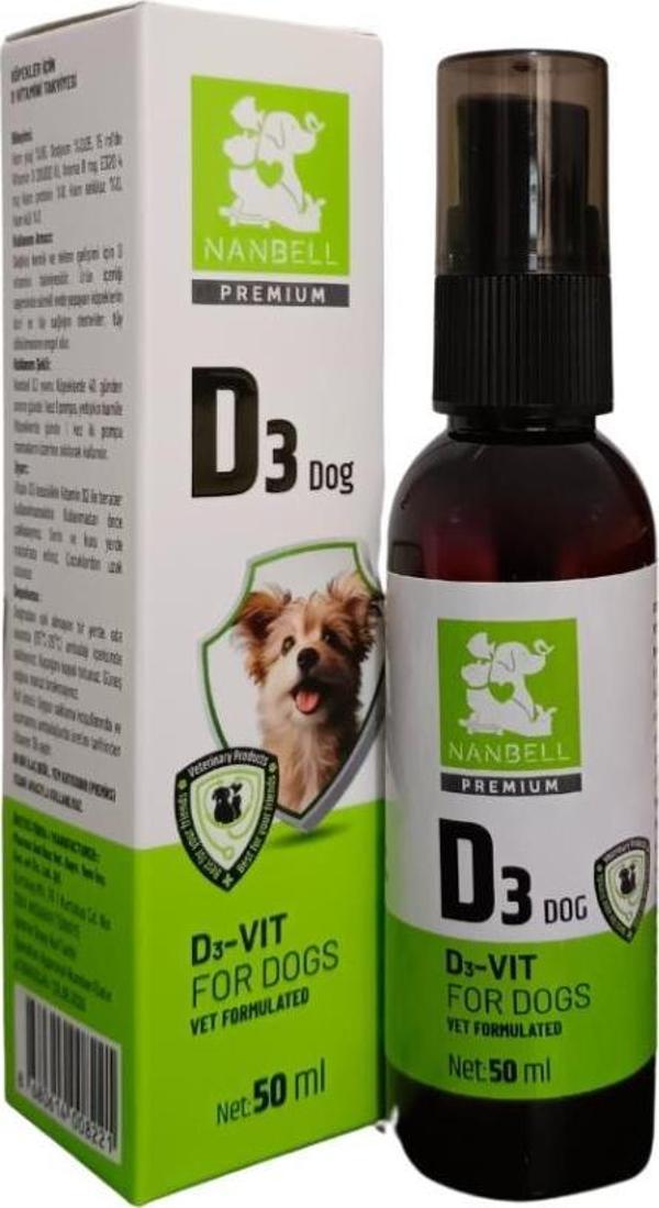 Nanbell D3 Köpek Vitamini 50Ml - Image 1