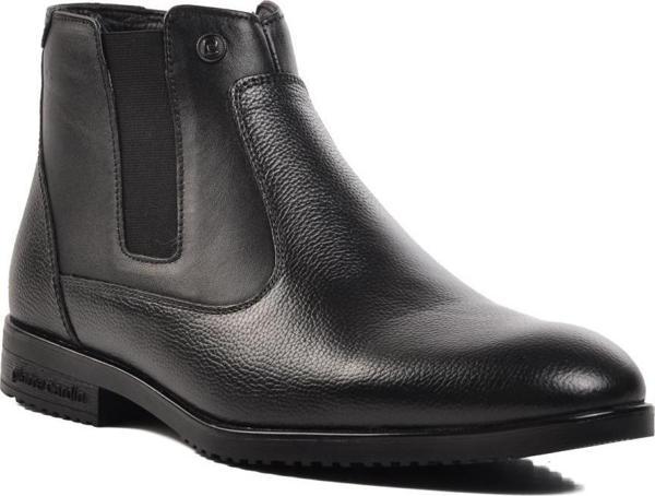 Pierre Cardin 1196063-24K Siyah Floter Hakiki Deri Erkek Bot - Image 1