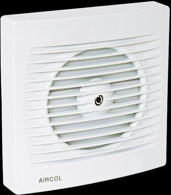 Aircol 100lük Panjurlu Tuvalet, Wc ve Banyo Fanı / Aspiratörü 100 m³/h - Aircol 100 MP - Image 1