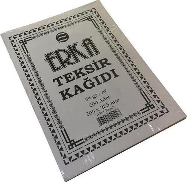 Erka Teksir Kağıt A-4 200 Lü 54 Gr - Image 1