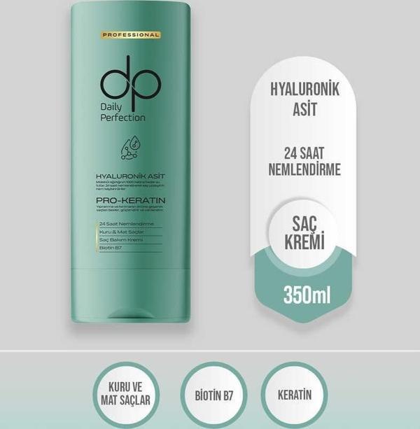Dp Saç Kremi Hyaluronik Asit Nemlendirici 350 Ml - Image 1