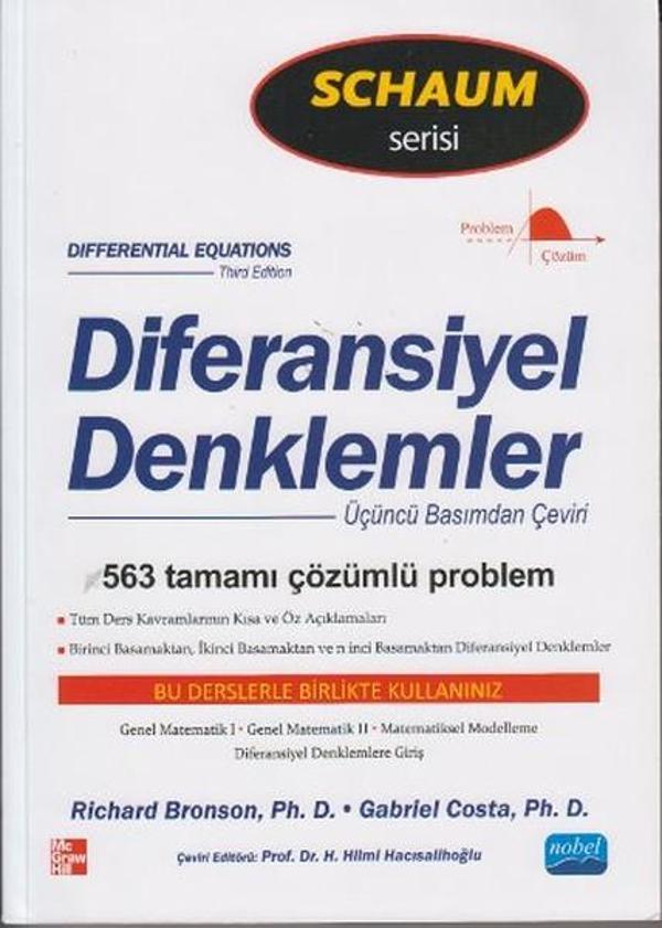 Diferansiyel Denklemler - Nobel Akademik Yayıncılık - Image 1