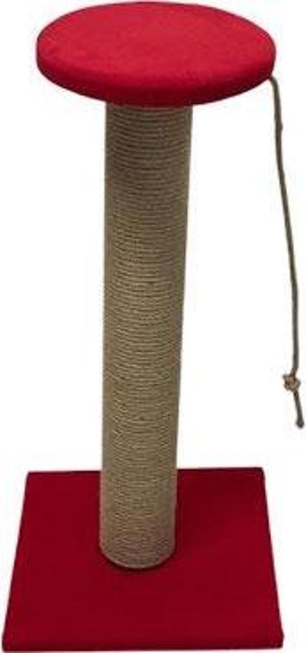 Bedspet Oturaklı Kalın Kedi Tırmalaması 70 Cm Kırmızı - Image 1